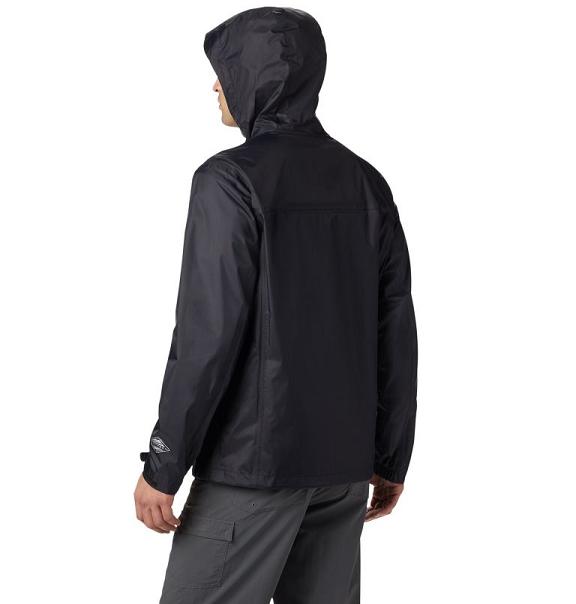 Columbia Watertigh Rain Jacket Black For Men's NZ70659 New Zealand